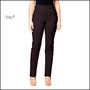 High Rise Tapered Jeans Classic Fit Stretch Denim